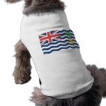 British Indian Ocean Territories Flag Doggie Tee Shirt