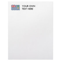British Indian Ocean Territories Flag Custom Letterhead