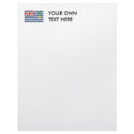 British Indian Ocean Territories Flag Custom Letterhead