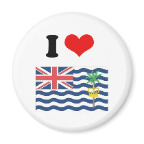 British Indian Ocean Territories Flag Fridge Magnets