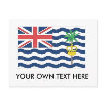 British Indian Ocean Territories Flag Postcard