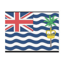 British Indian Ocean Territories Flag Postcards