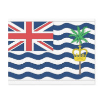 British Indian Ocean Territories Flag Postcards