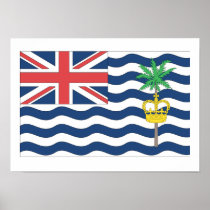British Indian Ocean Territories Flag Poster