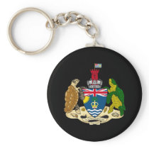 British Indian Ocean Territory Coat of Arms Keychains