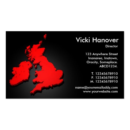British Isles 3d 04 Business Card (back side)