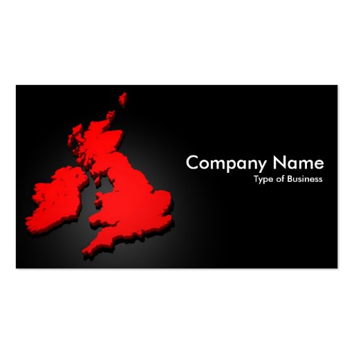 British Isles 3d 04 Business Card (front side)