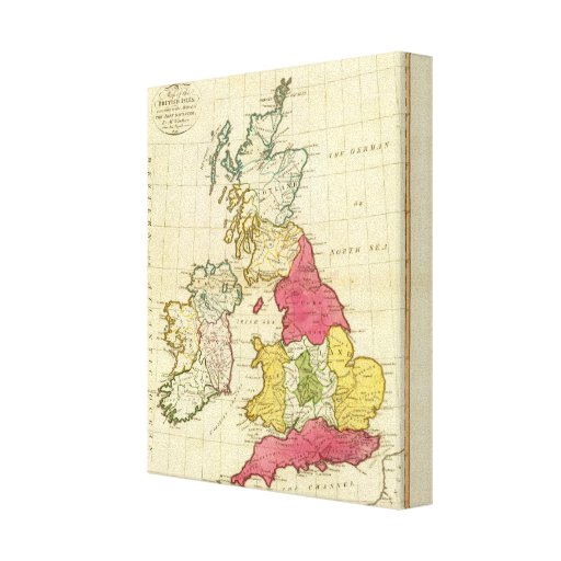 British Isles 5 Gallery Wrapped Canvas