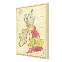 British Isles 5 Gallery Wrapped Canvas