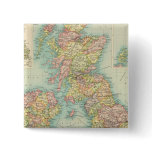 British Isles political map Pinback Buttons