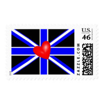 British Leather Pride Flag Stamp