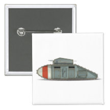 British Mark 1 Tank Button