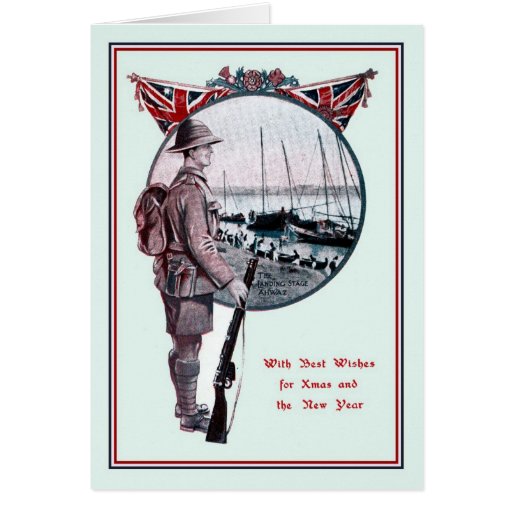 British Military history Christmas Stationery Note Card | Zazzle