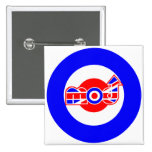 British Mod Scooter design Buttons