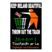 British out of Ireland posters