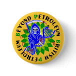 british petroleum blue plague pinback buttons