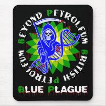 british petroleum blue plague mouse pad