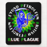 british petroleum blue plague mouse pad