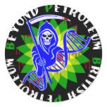 british petroleum blue plague stickers