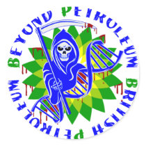 british petroleum blue plague stickers