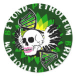 british petroleum blue plague synthia round stickers