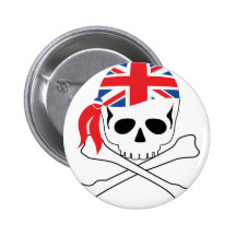British Pirate Buttons