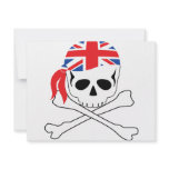 British Pirate Personalized Invite
