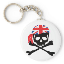 British Pirate Keychains