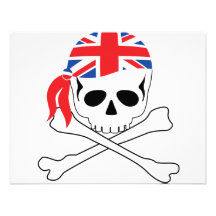 British Pirate Personalized Invite
