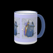 British Police Call Box mugs