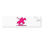 British Polo Sport Horse Player Silhouette Ponies Bumper Stickers