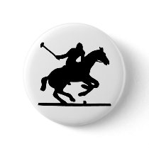 British Polo Sport Horse Player Silhouette Ponies buttons by inquester British Polo Sport Horse Player Silhouette Ponies buttons