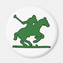 British Polo Sport Horse Player Silhouette Ponies Refrigerator Magnets