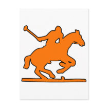 British Polo Sport Horse Player Silhouette Ponies postcards by inquester British Polo Sport Horse Player Silhouette Ponies postcards