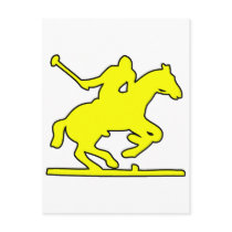 British Polo Sport Horse Player Silhouette Ponies postcards by inquester British Polo Sport Horse Player Silhouette Ponies postcards