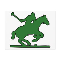 British Polo Sport Horse Player Silhouette Ponies postcards by inquester British Polo Sport Horse Player Silhouette Ponies postcards