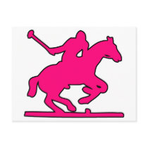 British Polo Sport Horse Player Silhouette Ponies postcards by inquester British Polo Sport Horse Player Silhouette Ponies postcards