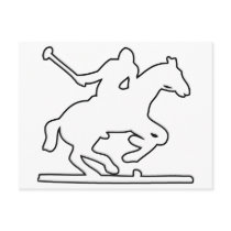 British Polo Sport Horse Player Silhouette Ponies postcards by inquester British Polo Sport Horse Player Silhouette Ponies postcards