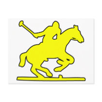 British Polo Sport Horse Player Silhouette Ponies postcards by inquester British Polo Sport Horse Player Silhouette Ponies postcards