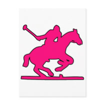 British Polo Sport Horse Player Silhouette Ponies postcards by inquester British Polo Sport Horse Player Silhouette Ponies postcards