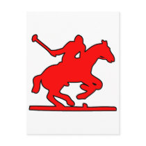 British Polo Sport Horse Player Silhouette Ponies postcards by inquester British Polo Sport Horse Player Silhouette Ponies postcards
