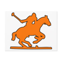 British Polo Sport Horse Player Silhouette Ponies postcards by inquester British Polo Sport Horse Player Silhouette Ponies postcards