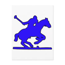 British Polo Sport Horse Player Silhouette Ponies postcards by inquester British Polo Sport Horse Player Silhouette Ponies postcards