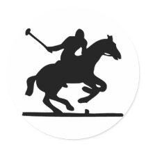 British Polo Sport Horse Player Silhouette Ponies stickers by inquester British Polo Sport Horse Player Silhouette Ponies stickers