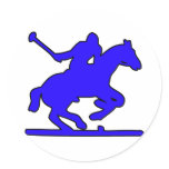 British Polo Sport Horse Player Silhouette Ponies stickers