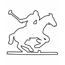 British Polo Sport Horse Player Silhouette Ponies t-shirts