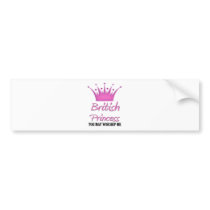 British Princess bumper stickers by flagshirt British Princess bumper stickers
