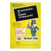 British Rail goes decimal posters by pixidapps British Rail goes decimal posters