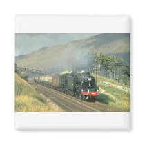 British Railway's last steam-hauled train towards Fridge Magnets