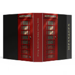British Red Telephone Box 1.5" Binder